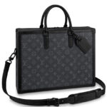 Louis Vuitton Soft Trunk Briefcase M44952 Black